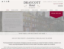Tablet Screenshot of draycotthotel.com